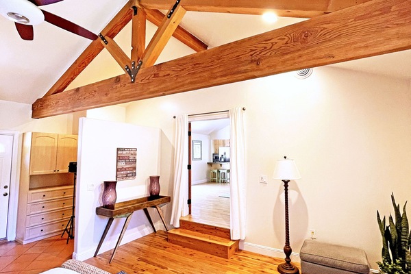 2 bedrooms, in-room safe, iron/ironing board, travel cot