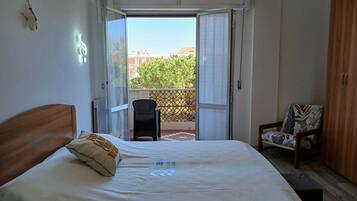 2 makuuhuonetta, vuodevaatteet