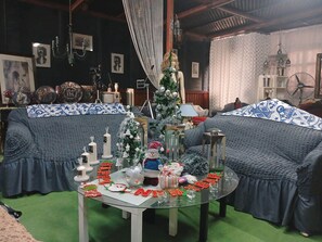 Shared Dormitory, 1 Bedroom, Smoking, Balcony | Living room - Room-gadou Rooftop - Men's Only Stay - D (Port Said)
