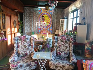 Shared Dormitory, 1 Bedroom, Smoking, Balcony | Living room - Room-gadou Rooftop - Men's Only Stay - D (Port Said)