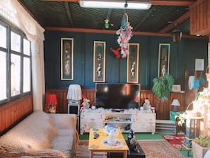 Shared Dormitory, 1 Bedroom, Smoking, Balcony | Living room - Room-gadou Rooftop - Men's Only Stay - D (Port Said)