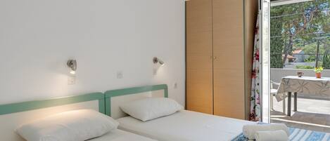 1 makuuhuone, ilmainen Wi-Fi, vuodevaatteet