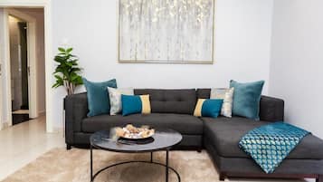 Appartement, balcon, vue jardin | Coin séjour | Imprimantes