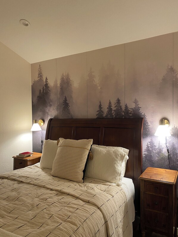 1 makuuhuone, työpöytä, Wi-Fi, vuodevaatteet