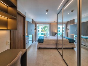 1 habitación, tabla de planchar con plancha, wifi y ropa de cama 