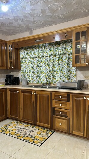 Mikrowelle, Herdplatte, Küchenrolle