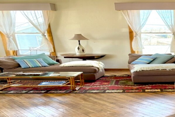 TV, DVD player, video library