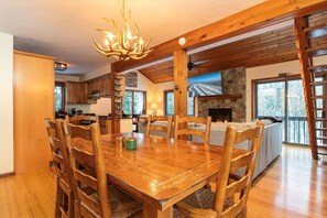 Dining - Private 5BR Mountain Retreat | Walk to Buttermilk Falls, Hot Tub & Fire Pit (Ludlow)
