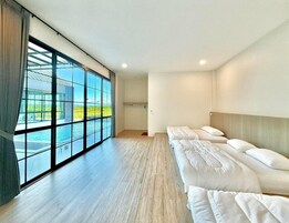 Deluxe Villa, 3 Bedrooms, Pool View | View from room