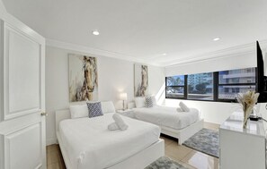 2 chambres, fer et planche à repasser, lit parapluie, Wi-Fi