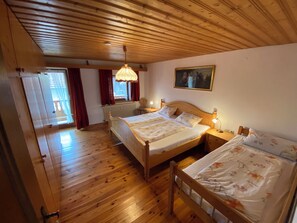 1 habitación y ropa de cama