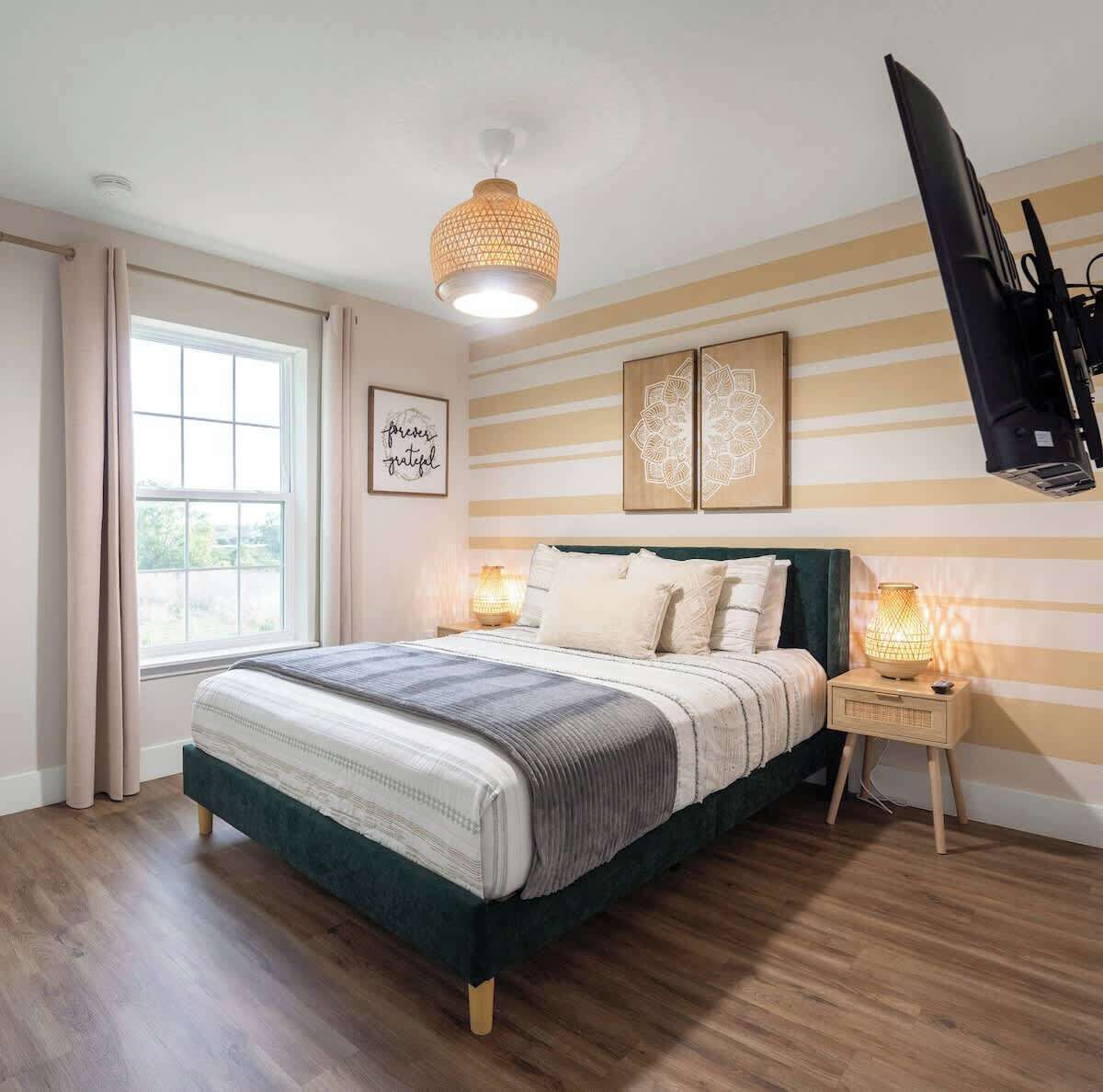 4 bedrooms, iron/ironing board, travel crib, WiFi