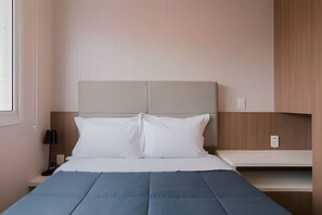 Desk, iron/ironing board, travel cot, free WiFi