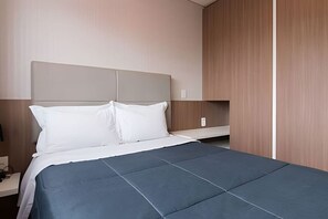 Desk, iron/ironing board, travel cot, free WiFi
