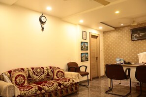 Sala de estar en el lobby