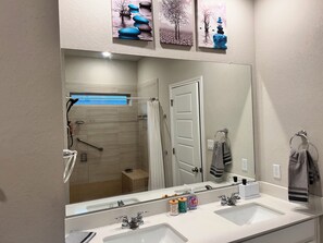 Towels, soap, toilet paper