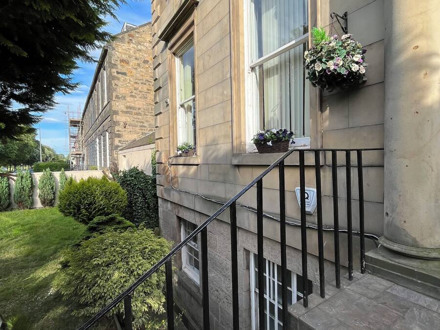 Voorkant van accommodatie