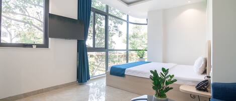 Deluxe Double Room Single Use | Desk, blackout drapes, free WiFi