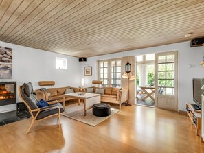 Fernseher, Kamin