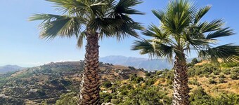 Andalusian detached villa with pool, sea & mountain views, and stunning sunsets