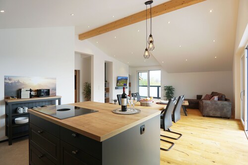 Penthouse suite with romantic whirlpool in privacy. Ideal for couples