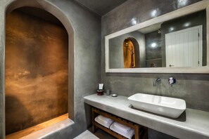 Shower, hair dryer