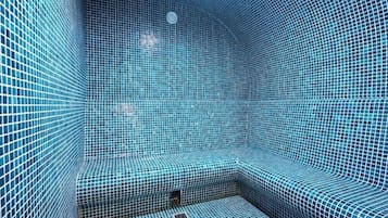 Een sauna, een stoombad
