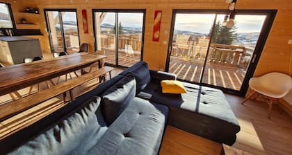 Chalet familial moderne Ă  Super Besse pour 14 pers.
