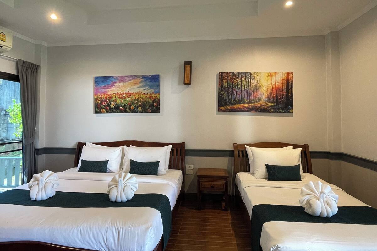 Family Double Room, Garden View