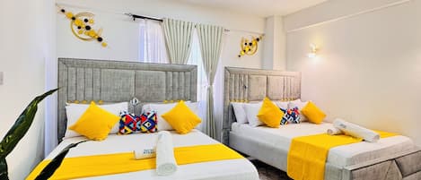 3 chambres, fer et planche à repasser, Wi-Fi gratuit, draps fournis