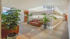 Sitteområde i lobbyen