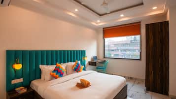 Kahden hengen deluxe-huone, ilmastointi | Ilmainen Wi-Fi