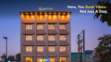 Majoituspaikan julkisivu