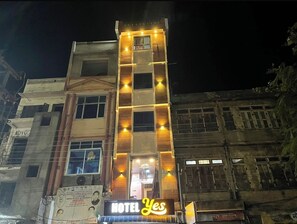 Overnatningsstedets facade