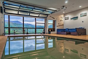 Indoor pool, a heated pool
