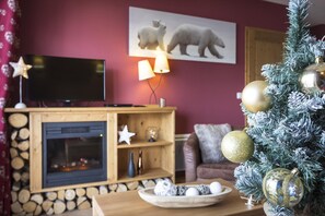 Apartment | Living room - Apartment in Sainte-foy With Ski Access (Sainte-Foy-Tarentaise)