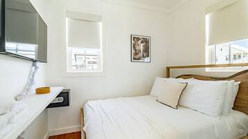 1 soverom, strykejern/-brett, wi-fi (inkludert) og sengetøy