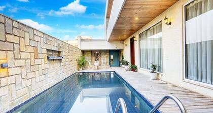 Mordern Rooftop Restro and Pool at Udaipur