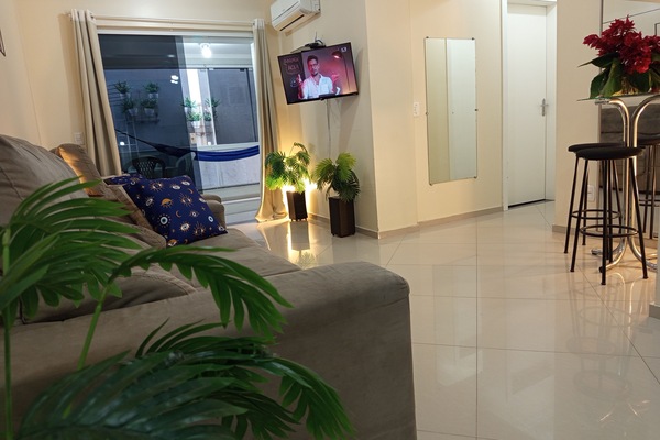 Apartment | Living area | 32-inch Smart TV with digital channels