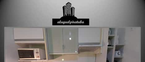 Standard Apartment | Private kitchen | Fridge, microwave, oven, stovetop