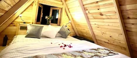 Cottage Romantique, vue colline