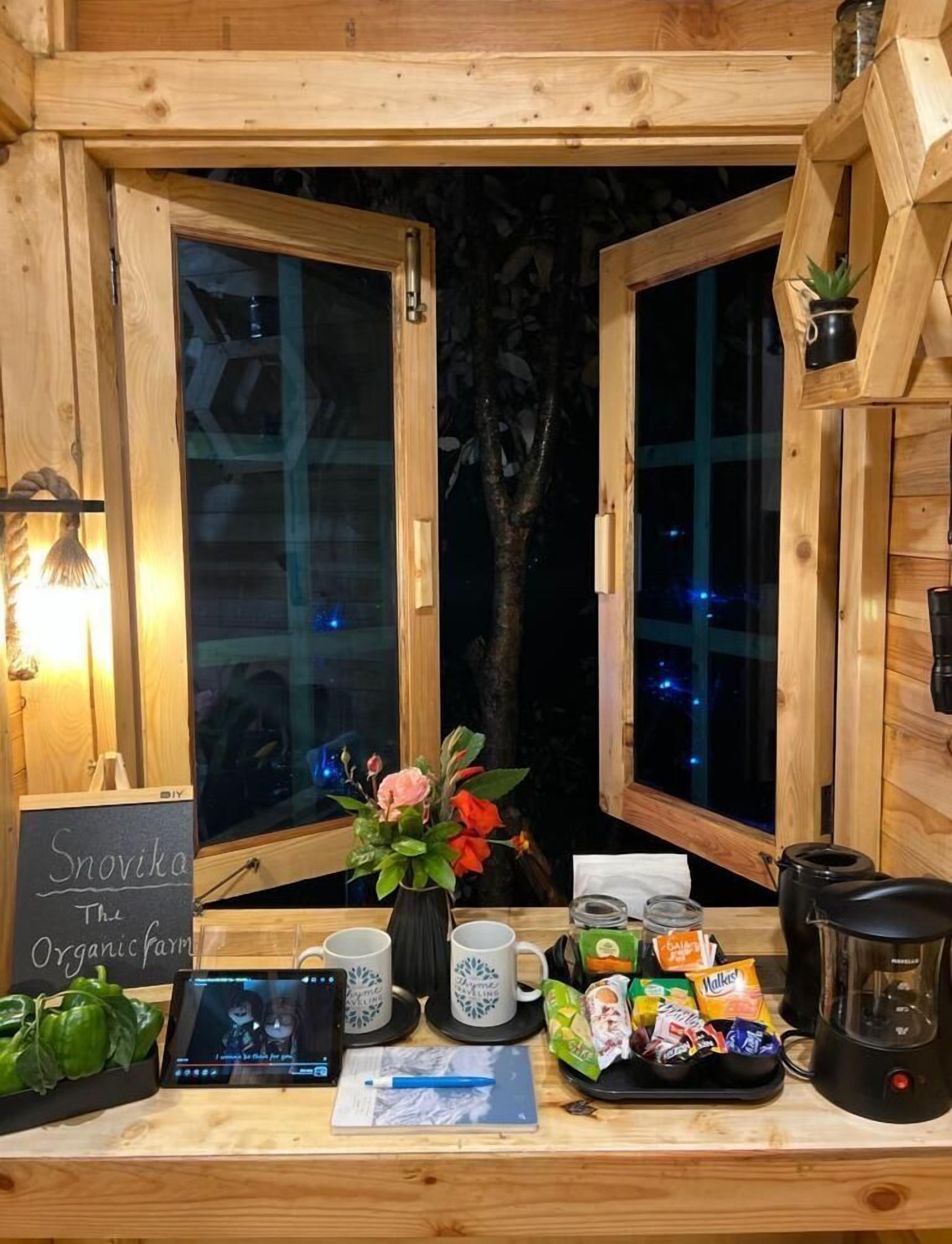 Cottage Romantique, vue colline | Coin séjour