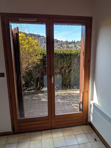 Charming duplex apartment in the heart of the village: view, quiet, fireplace and sauna