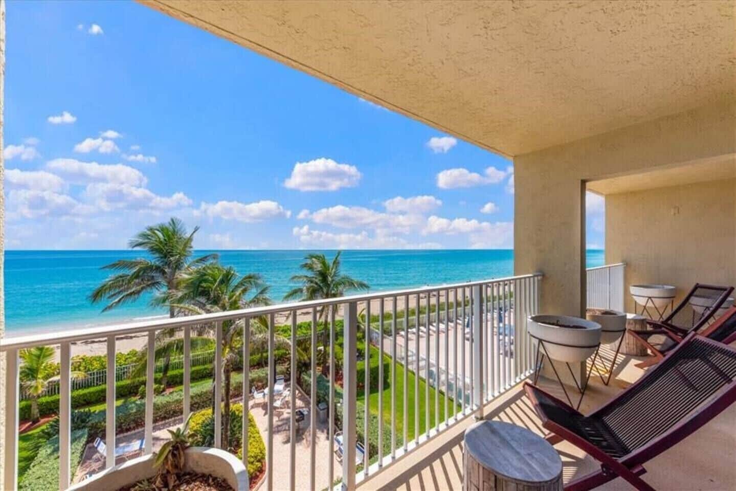 Luksushuoneisto, parveke, valtamerinäköala | Terassi/patio