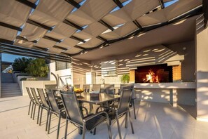 Villa, 6 Schlafzimmer, barrierefrei, Raucher | Esszimmer