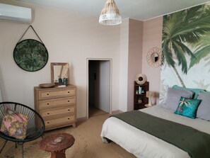 2 chambres, draps fournis