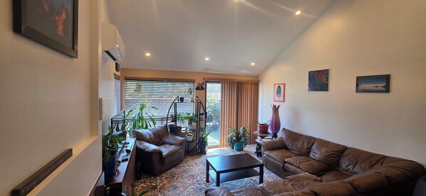 Smart TV, fireplace, video games, printers