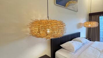 Luxury Double Room, Balcony, Hill View | Individually decorated, desk, laptop workspace, blackout curtains