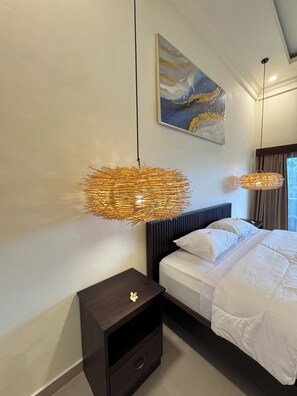 Luxury Double Room, Balcony, Hill View | Individually decorated, desk, laptop workspace, blackout drapes - Murni's House (Buleleng)