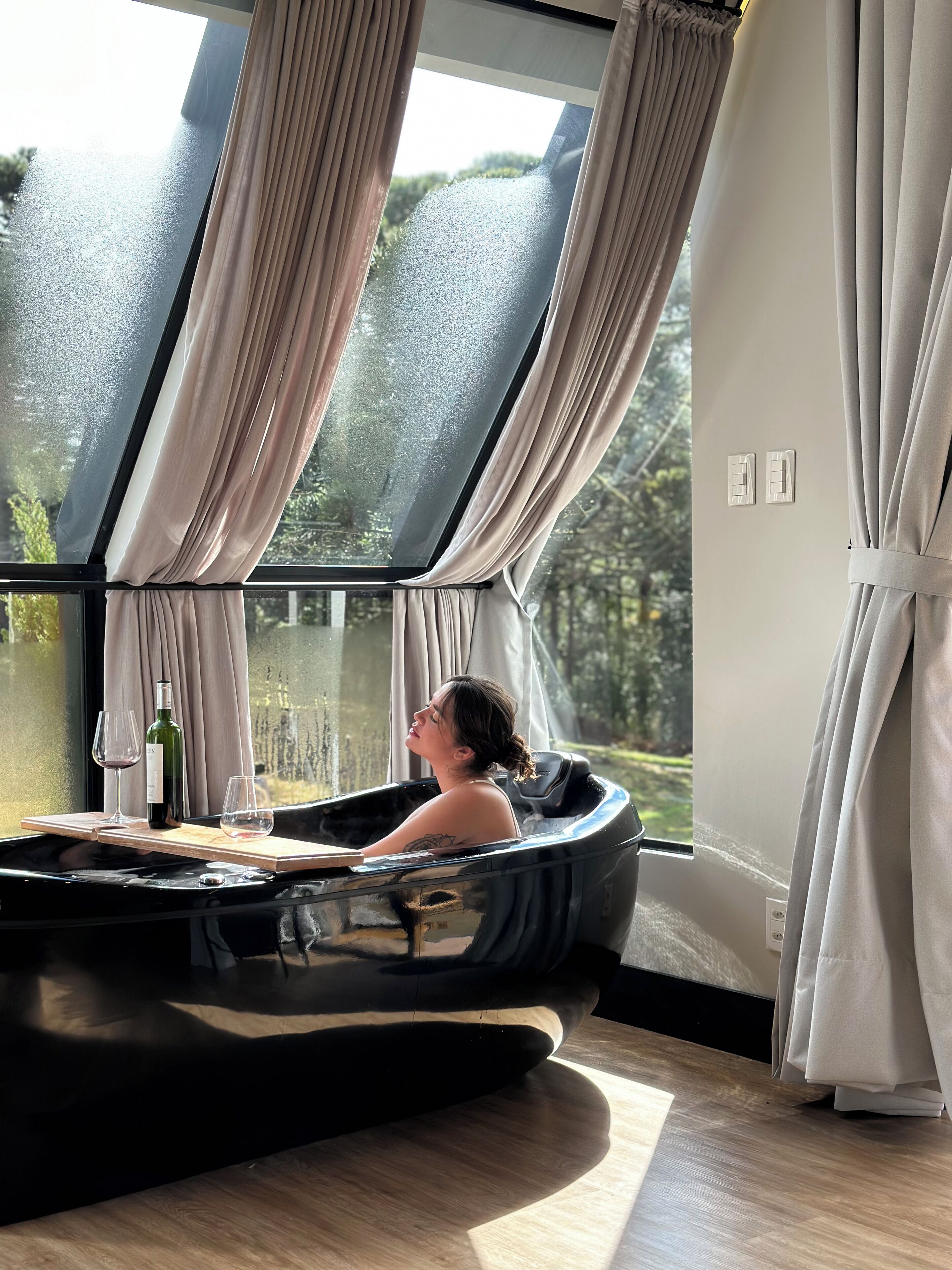Deluxe-Ferienhütte, Bergblick | Badezimmer